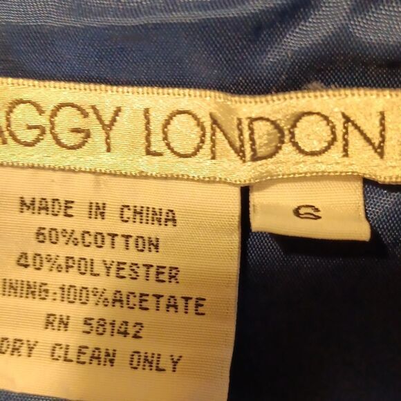 Maggy London Blue Dress. Glam, Regencycore, Special Occasion - Picture 7 of 9